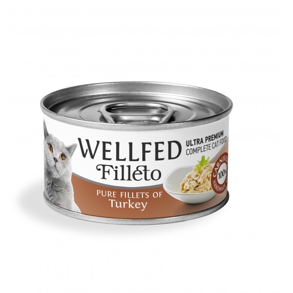 Wellfed Filleto Pure Turkey 70gr Super Premium Τροφές